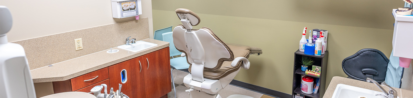treatment room at our dental office in Austin