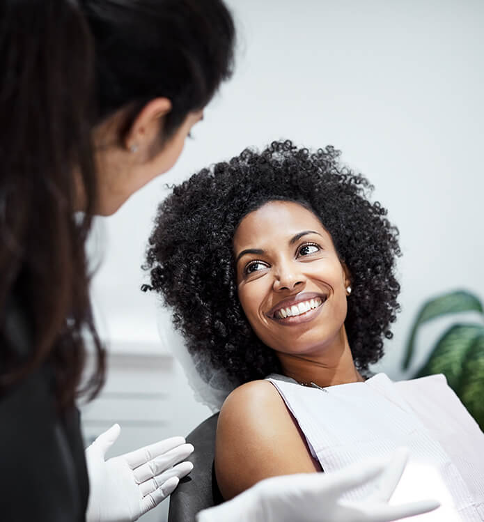 woman at the dentist